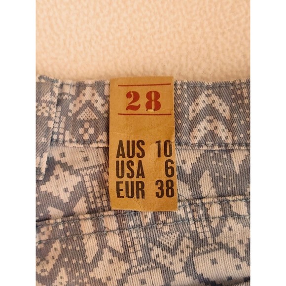 COTTON ON JEANS Women's Size 6 SKINNY Digital Tribal Blue NEW - Picture 5 of 10